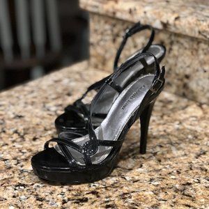 Gianni Bini Black Patent Stilletos